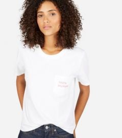 100 Percent Human Tee in White at Everlane